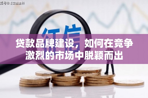 风顺堂区贷款品牌建设，如何在竞争激烈的市场中脱颖而出