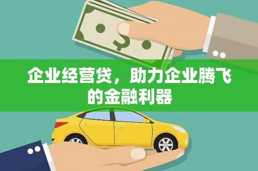 风顺堂区企业经营贷，助力企业腾飞的金融利器
