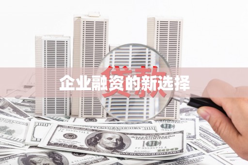 风顺堂区企业融资的新选择
