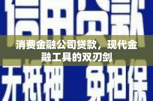风顺堂区消费金融公司贷款，现代金融工具的双刃剑