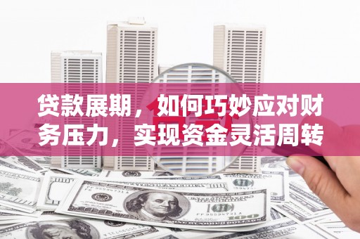风顺堂区贷款展期，如何巧妙应对财务压力，实现资金灵活周转