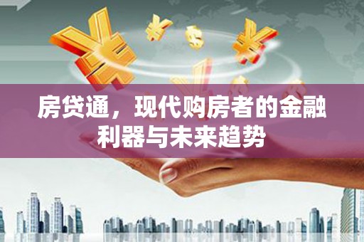 风顺堂区房贷通，现代购房者的金融利器与未来趋势