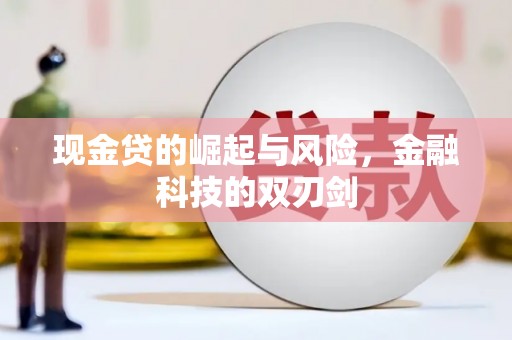 风顺堂区现金贷的崛起与风险，金融科技的双刃剑