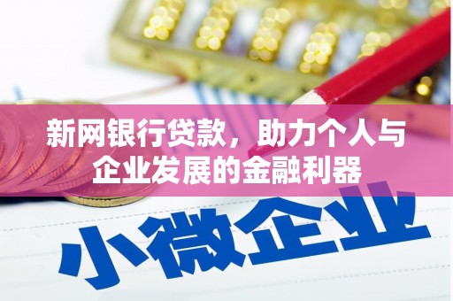 风顺堂区新网银行贷款，助力个人与企业发展的金融利器