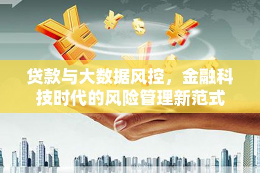 风顺堂区贷款与大数据风控，金融科技时代的风险管理新范式