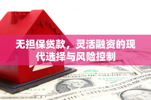 风顺堂区无担保贷款，灵活融资的现代选择与风险控制