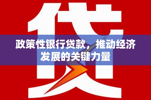 风顺堂区政策性银行贷款，推动经济发展的关键力量