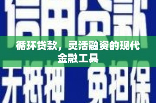 风顺堂区循环贷款，灵活融资的现代金融工具