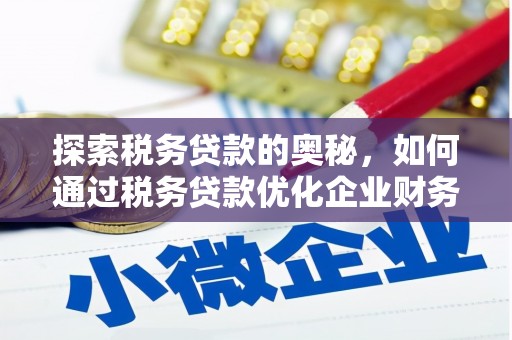 风顺堂区探索税务贷款的奥秘，如何通过税务贷款优化企业财务