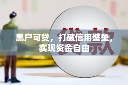风顺堂区黑户可贷，打破信用壁垒，实现资金自由
