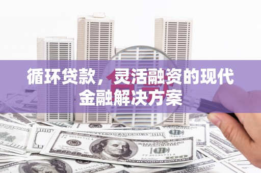 风顺堂区循环贷款，灵活融资的现代金融解决方案