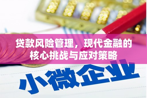 风顺堂区贷款风险管理，现代金融的核心挑战与应对策略