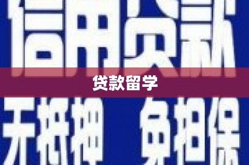 风顺堂区贷款留学