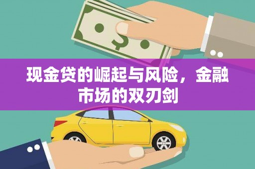 风顺堂区现金贷的崛起与风险，金融市场的双刃剑