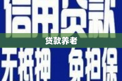 风顺堂区贷款养老