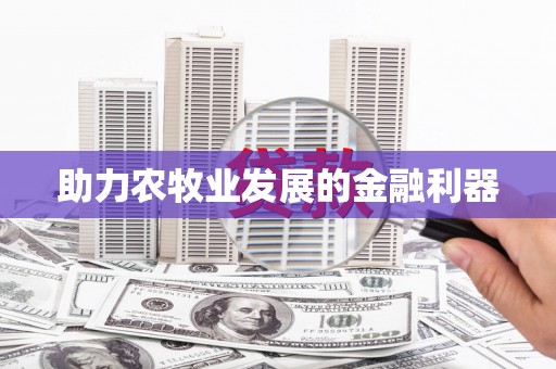 风顺堂区助力农牧业发展的金融利器
