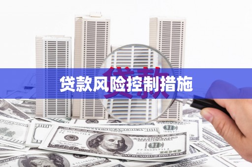 风顺堂区贷款风险控制措施