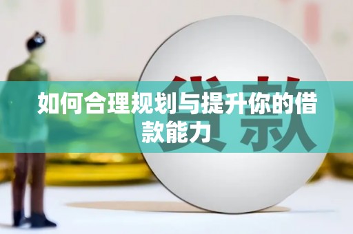 风顺堂区如何合理规划与提升你的借款能力