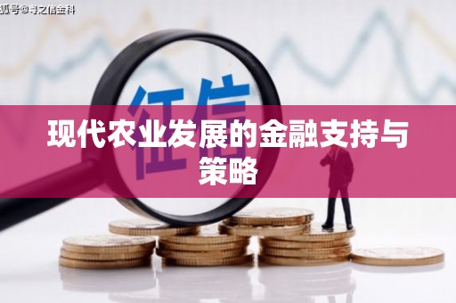 风顺堂区现代农业发展的金融支持与策略