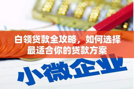 风顺堂区白领贷款全攻略，如何选择最适合你的贷款方案